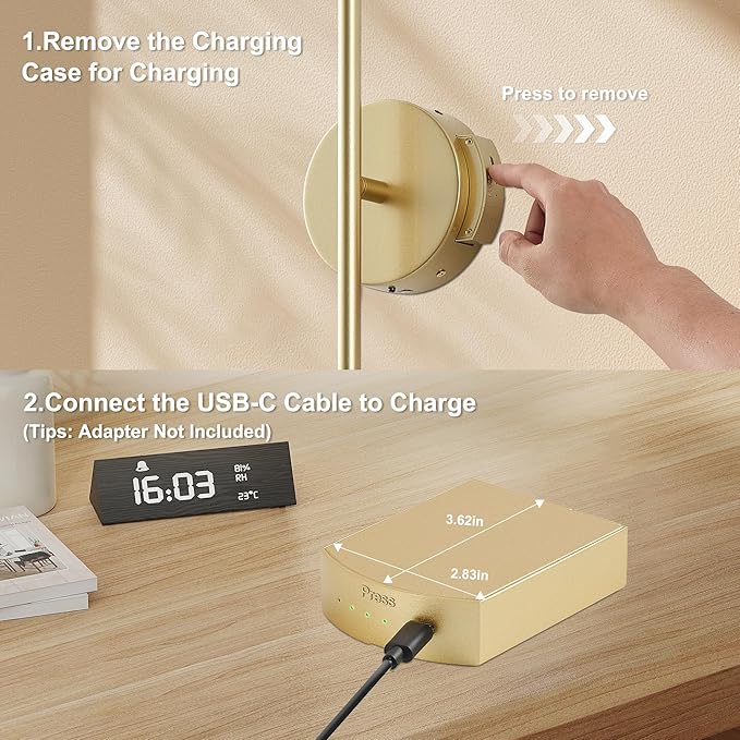 Removable Battery Operated Wall Sconces - Image 3