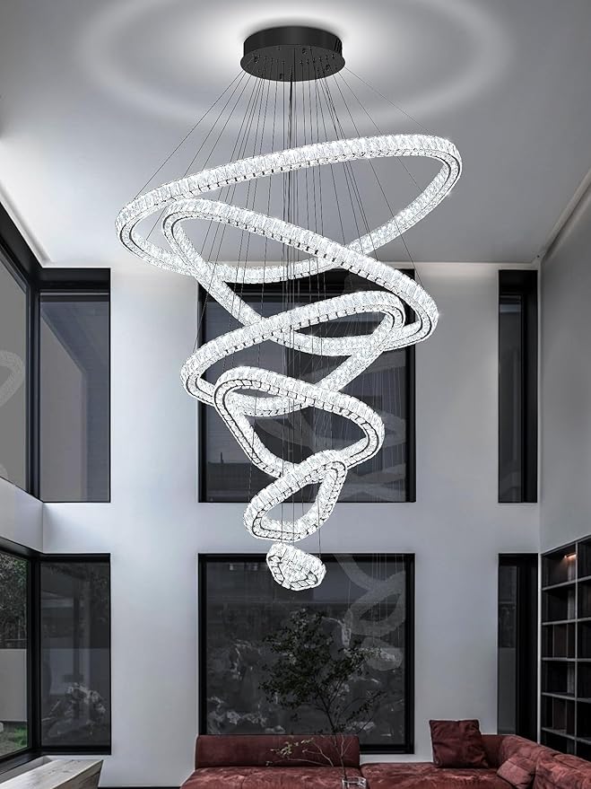 Flashing God Modern 6 Ring Crystal Chandeliers by FlashingGod