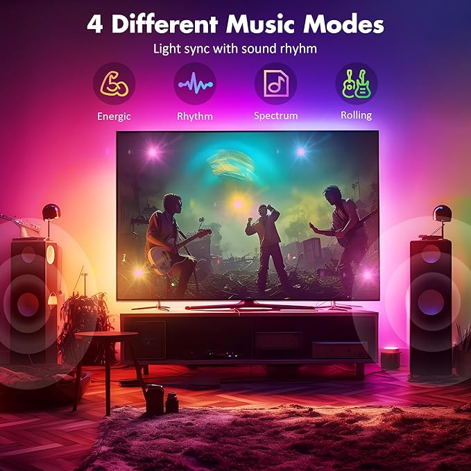 Maylit ICRGB TV LED Backlight, App Control LED Lights - Image 5