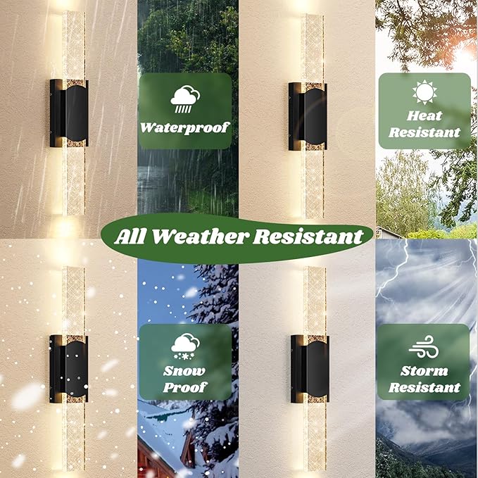 23.5in Large Size Outdoor Wall Light Fixtures - Image 5