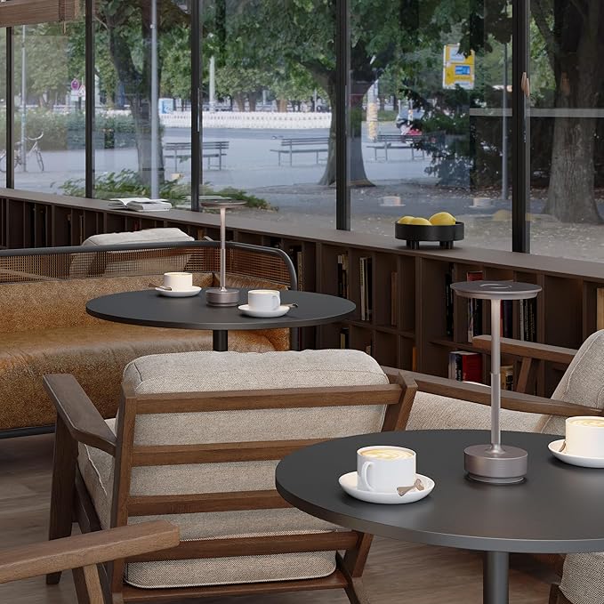 2 Pack Rechargeable Cordless Table Lamps, Portable 5000mAh Outdoor Table Light - Image 4