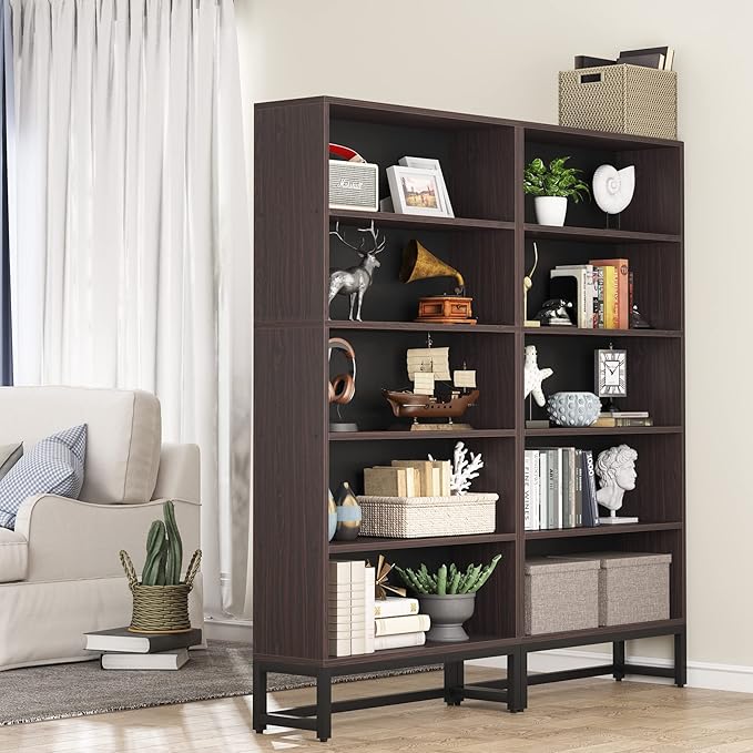 Tribesigns Tall Bookcase and Bookshelf, 70.8” Large Bookcases Organizer - Image 5