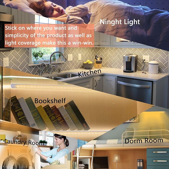 JUSJUBR Under Cabinet LED Sink Light - Image 3
