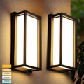 Dimmable Modern Outdoor Wall Light Fixtures, 1400LM Waterproof Porch Lights by iYogaled