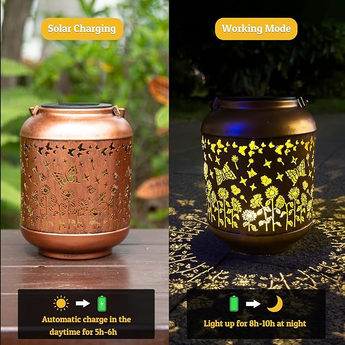 Solar Lanterns Outdoor Waterproof, Butterfly Gifts - Image 7
