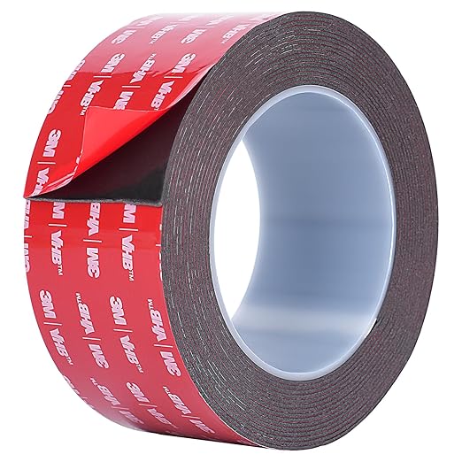 Double Sided Tape Heavy Duty, Waterproof Mounting Foam Tape, 16.5ft Length by Couzeely