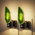 JandCase Night Lights Plug into Wall: Agate Night Light, 2 Pack Dimmable Night by JandCase