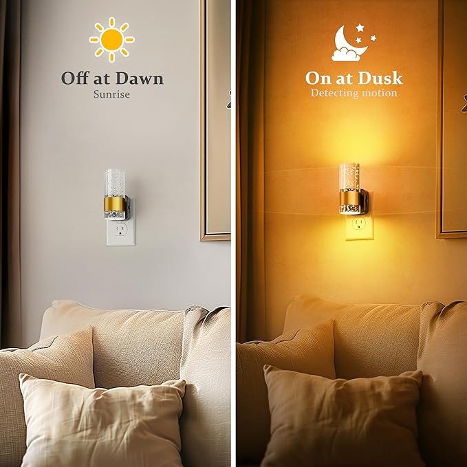 JandCase Night Light, Automatic Night Lights Plug into Wall, Dimmable LED Night - Image 3