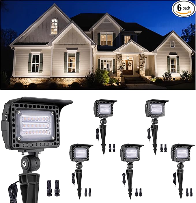 Gardenreet LED Outdoor Flood Lights - 12V Wall Wash Landscape Light by Gardenreet