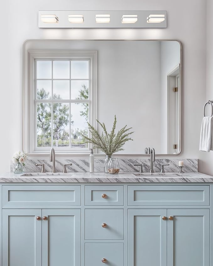 VONLUCE Bathroom Vanity Light Fixture, 5-Light Modern LED Vanity Light - Image 8