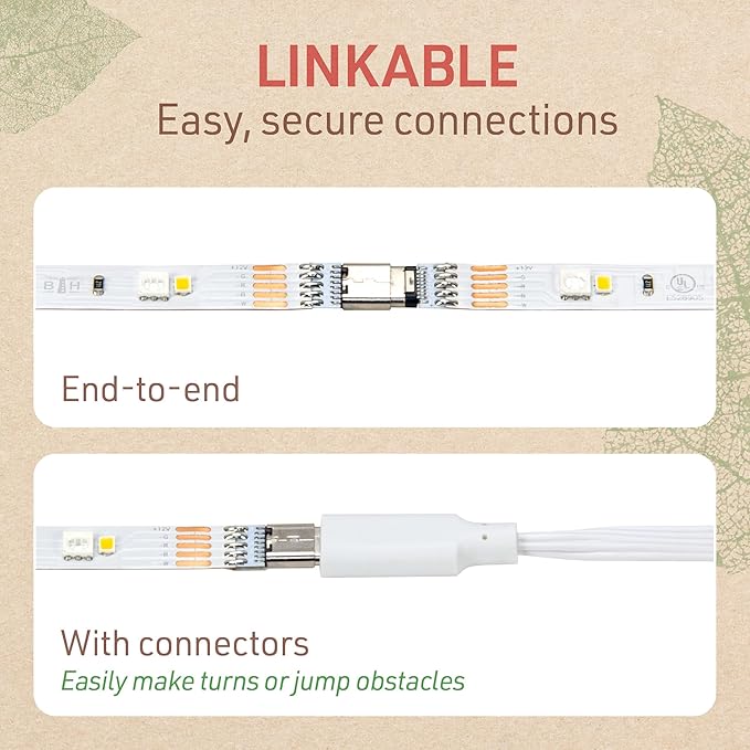 Multicolor 12" LED Strip Light Kit - Image 5