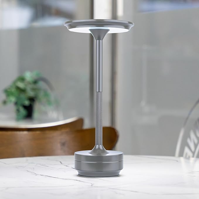Cordless Rechargeable Touch Lamp 5000mAh Battery, 20+ Hours Use, USB-C Charging - Image 2
