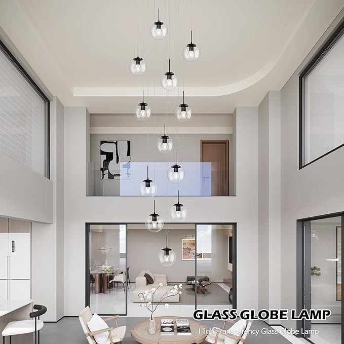KoKo&Yukina 12-Light Black Mid Century Modern Chandelier - Image 8