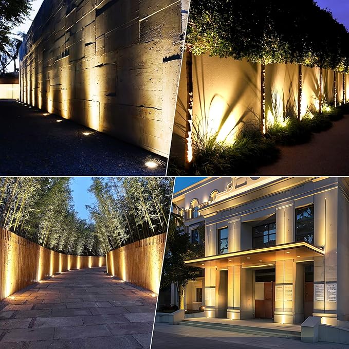 6W Well Lights Outdoor, 110V 120V Landscaping Lights IP68 Waterproof 2700k Warm - Image 7