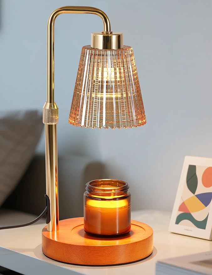 Candle Warmer Lamp with Timer Dimmable, Birthday Gifts by GODONLIF