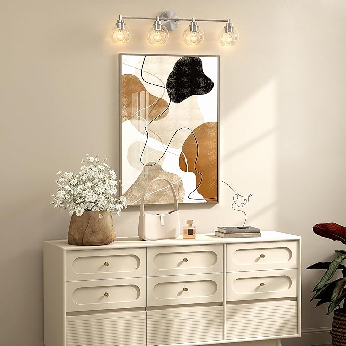 VONLUCE Bathroom Light Fixtures, 4-Light Vanity Light - Image 7