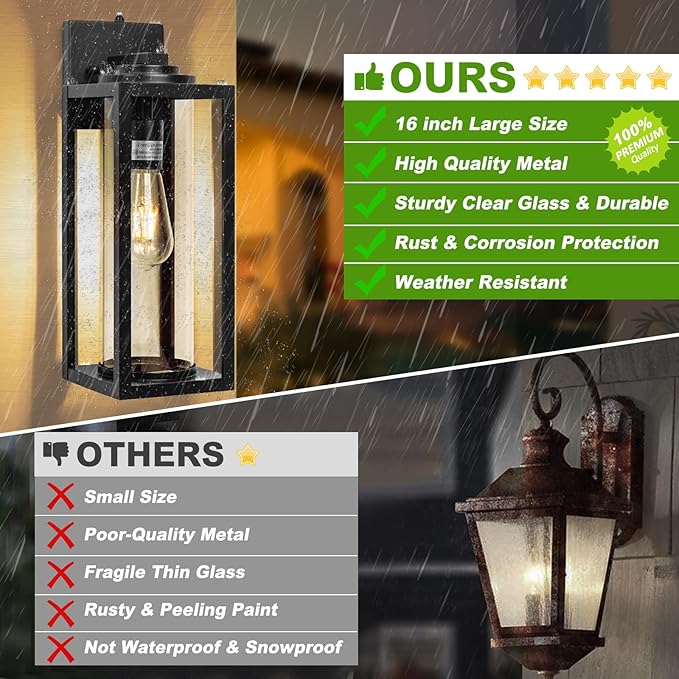 Dusk to Dawn Outdoor Wall Light Fixtures - Image 6