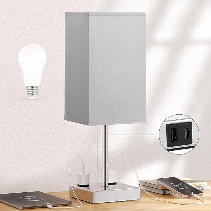 Touch Bedside Table Lamp For Nightstand - Image 6