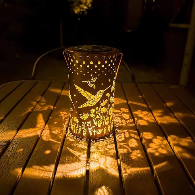 Hummingbird Solar Lanterns Outdoor Waterproof, Birthday Gifts - Image 4