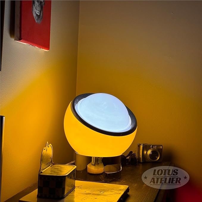 Lotus Atelier Bauhaus Lamp | Warm Retro Orange Lamp - Image 6