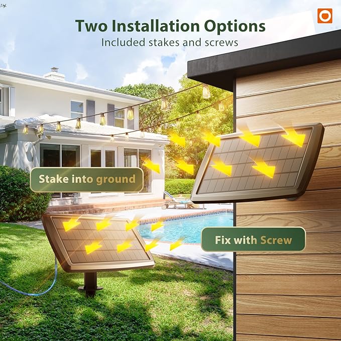 addlon 102FT Solar String Lights Outdoor - Image 8