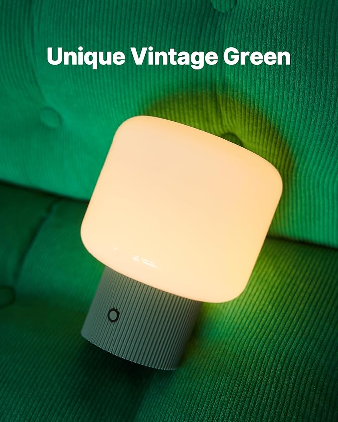 Halo Mushroom Lamp, 5W Cute Cordless Rechargeable Table Lamp - Image 7