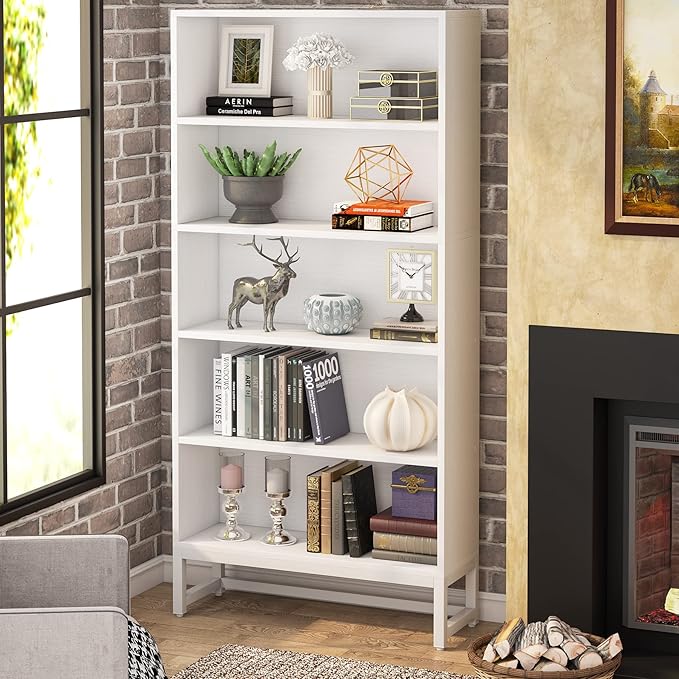 Tribesigns Tall Bookcase and Bookshelf, 70.8” Large Bookcases Organizer - Image 3