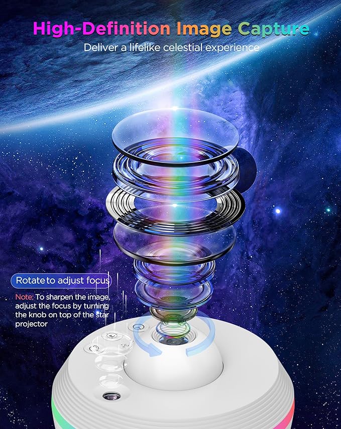 Galaxy Projector, 13 in 1 HD Planetarium Star Projector - Image 3