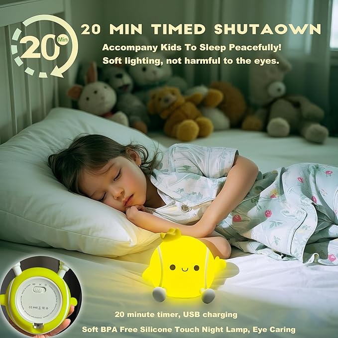 DREAMING MY DREAM Tennis Night Light, LED Squishy Novelty Night Lamp, 2 Levels - Image 3