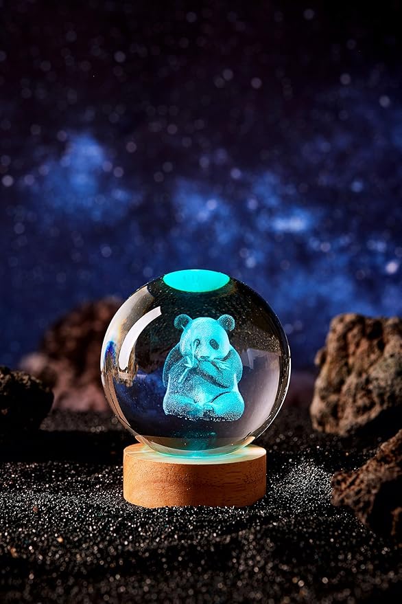 Large Panda Crystal Ball Night Light - Image 9