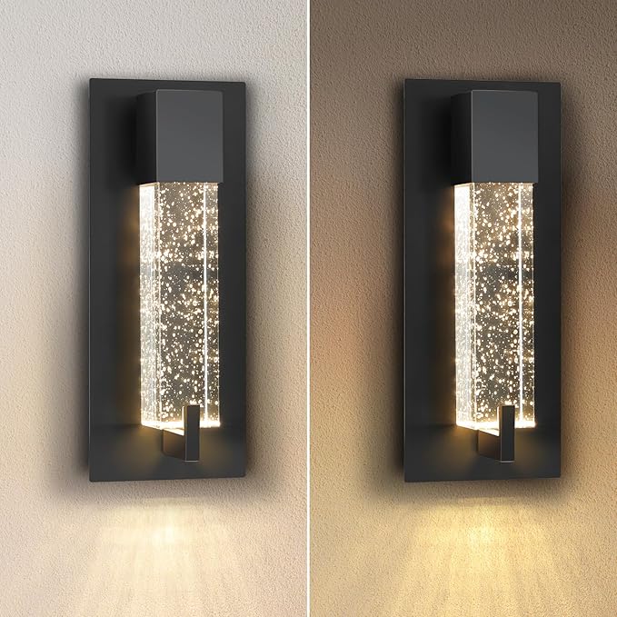 WOSHITU LED Wall Sconce Light: 11 Inch Black Modern Sconces Wall Lighting 3000K - Image 8