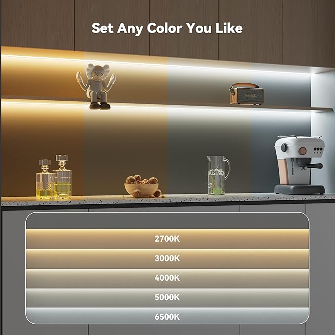 PAUTIX COB LED Strip Light White CCT Tunable 1920LEDs Super Bright, 9.84ft - Image 2