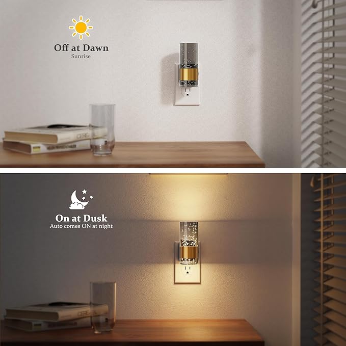 JandCase Night Lights Plug into Wall, 2 Pack Automatic LED Night Light - Image 3