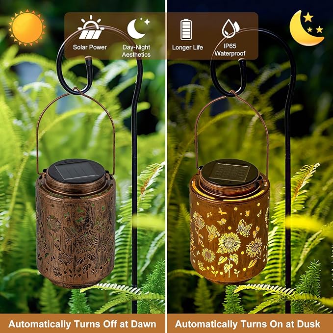 Sunflower Solar Lanterns, Birthday Gifts - Image 8