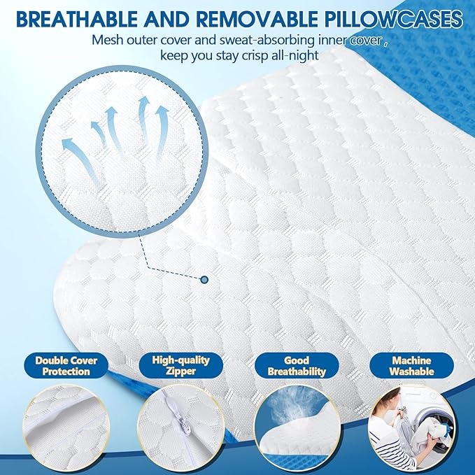 Memory Foam Pillows, Cervical Pillow - Image 5