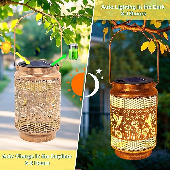 Gifts for Mom, Mothers Day Gift Solar Lanterns Outdoor, Mother Birthday Gift - Image 8