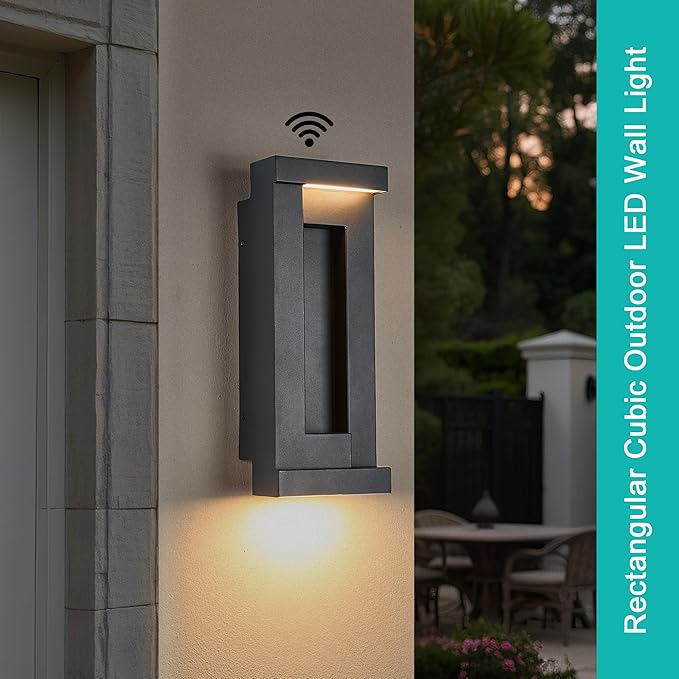 Dusk to Dawn Outdoor LED Wall Lights, Exterior Front Porch & Patio Light - Image 8