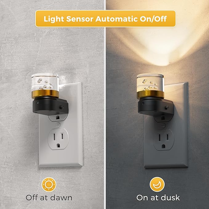 L LOHAS LED Night Lights Plug into Wall, 3000K/4000k/5000K Adjustable Color - Image 2