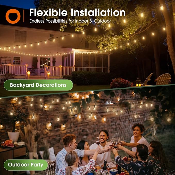 addlon 200FT Solar String Lights Outdoor Waterproof - Image 8