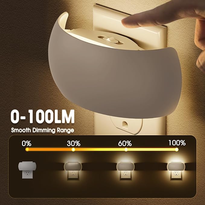Briignite Night Light, Night Lights Plug into Wall, Auto Dusk to Dawn Sensor - Image 2