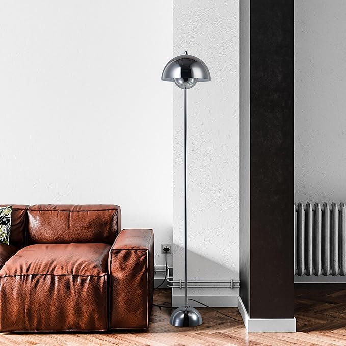 COSYLUX Modern Floor Lamp for Living Room, Industrial Tall Standing Lamp for - Image 4