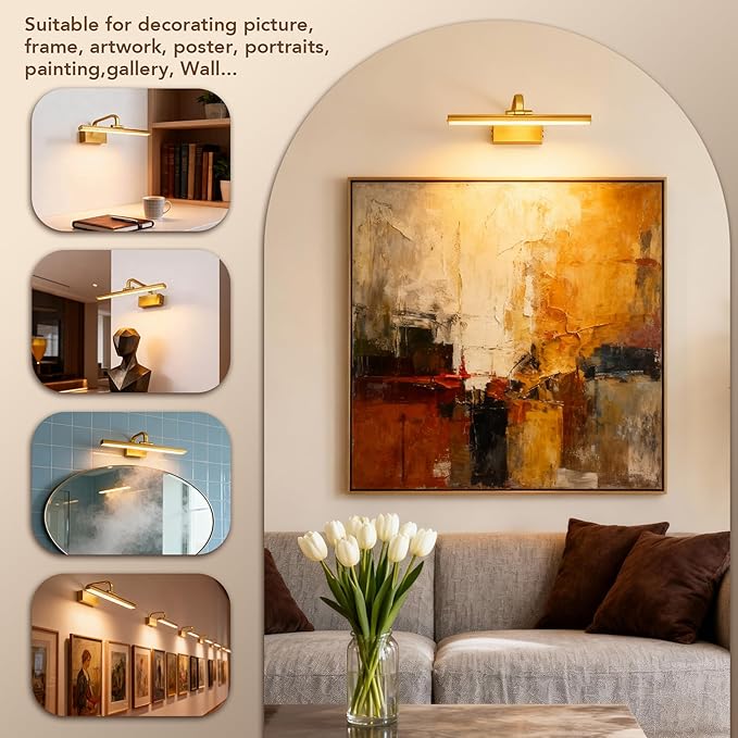 Picture Light, Picture Lights for Wall Cordless, Picture Lights - Image 5