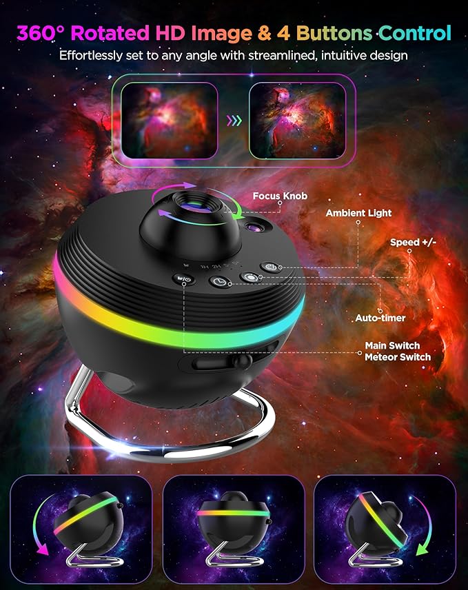 Star Projector, 13 in 1 HD Planetarium Galaxy Projector - Image 7