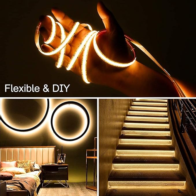 PAUTIX COB LED Strip Light White CCT Tunable 1920LEDs Super Bright, 9.84ft - Image 9