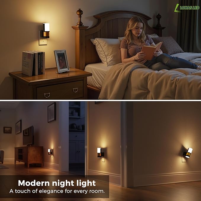 L LOHAS LED Night Lights Plug into Wall - Image 2