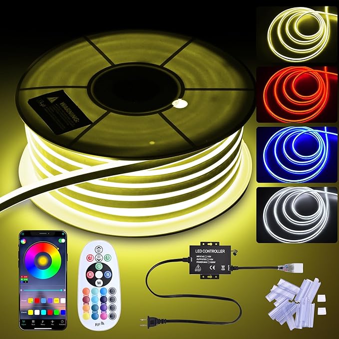 DELight 150FT RGB Neon Rope Lights by DELight