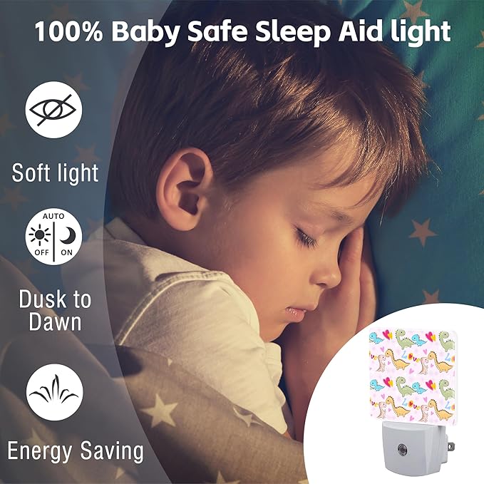 Cute Love Dinosaurs Night Light - Image 5