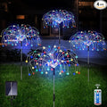 Outdoor Solar Garden Lights, 4 Pack 120 LED Copper Wire Waterproof Garden by Unihoh