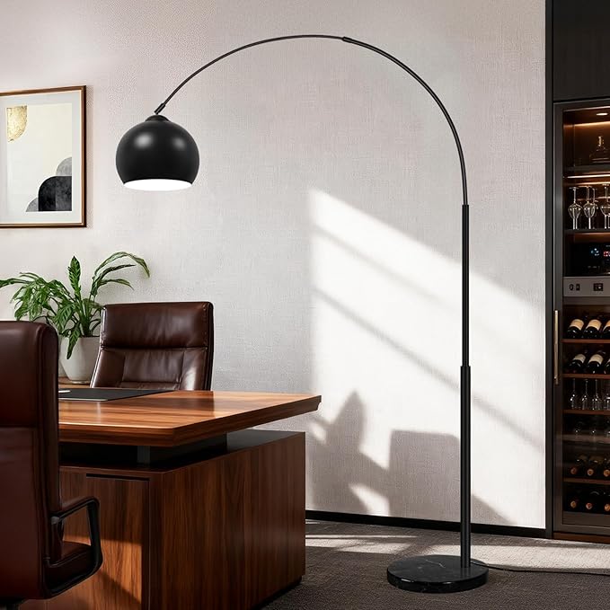 77” Arc Floor Lamp for Living Room, Upgraded Black Standing Lamp - Image 7