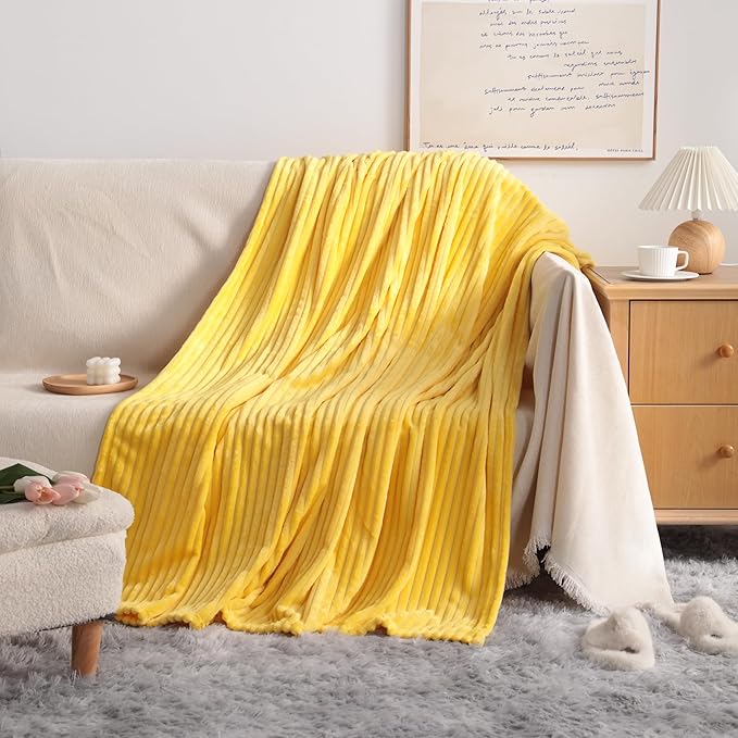 NTBAY Plush Flannel Twin Bed Blanket, 60X80 Inches Soft and Warm Lightweight - Image 5